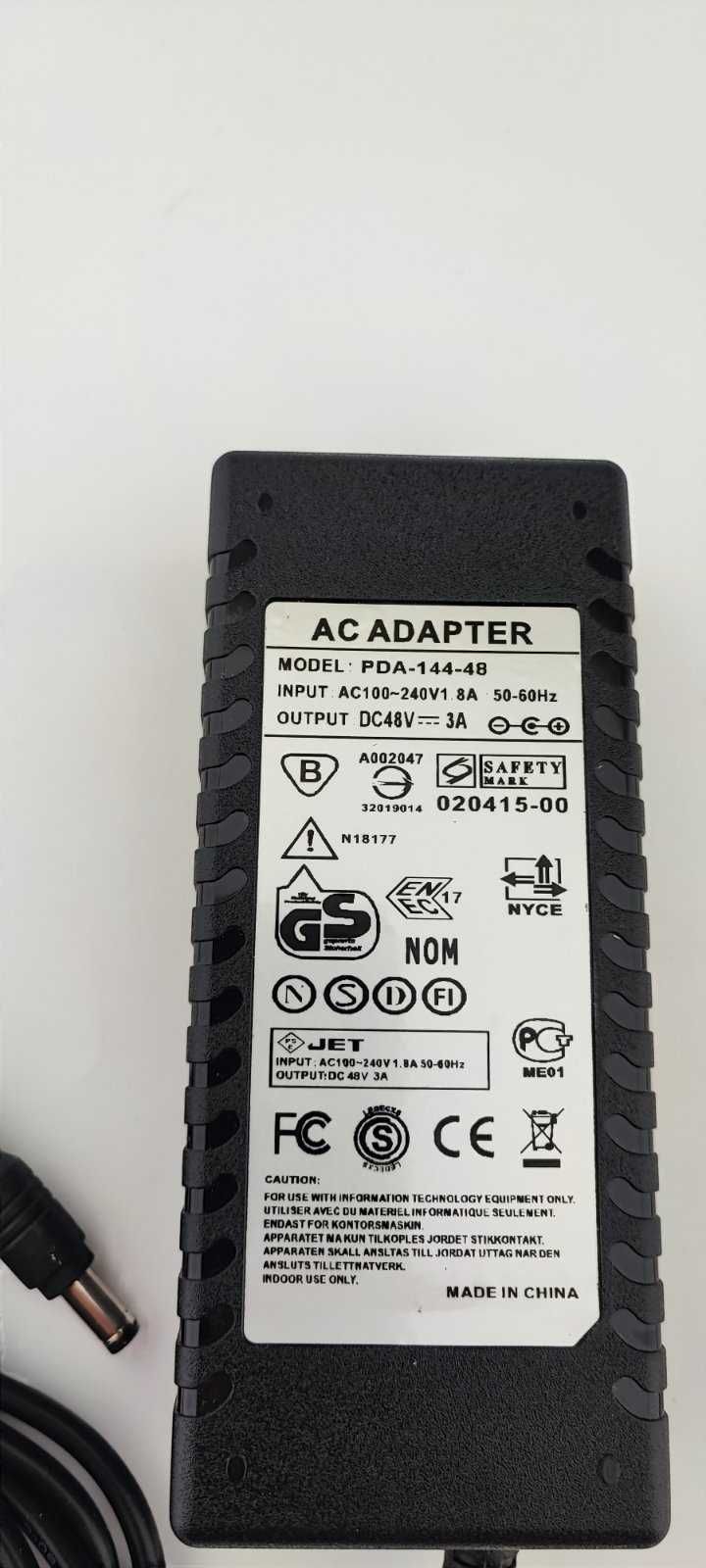 Адаптери 48V/3A 24V/1A 5V/2A