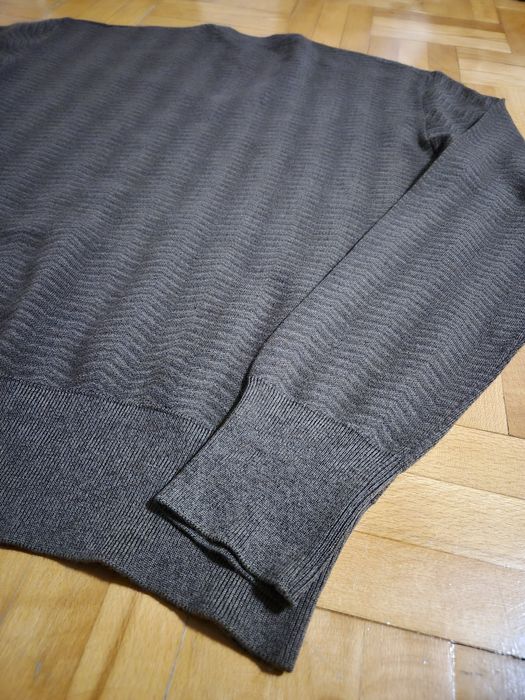 Pulover de lux Ermenegildo Zegna, V-Neck, Lână, Bărbați - L