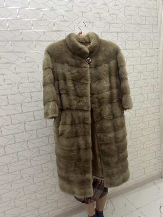 Норковая шуба чистая