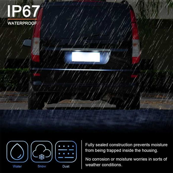 LED плафони заден регистрационен номер Mercedes W639 w906