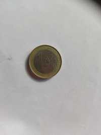 Monedă 1 euro veche din 2002