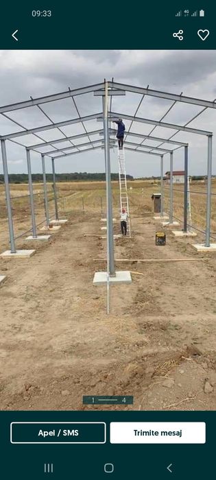 Vand hale metalice confectionate din EURO-PROFILE tip IPE 
Confectiona