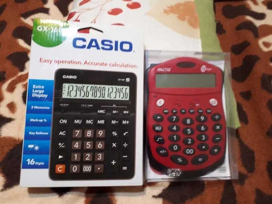 Vând negociabil-Calculator de birou CASIO GX-16B / FACTIS, noi