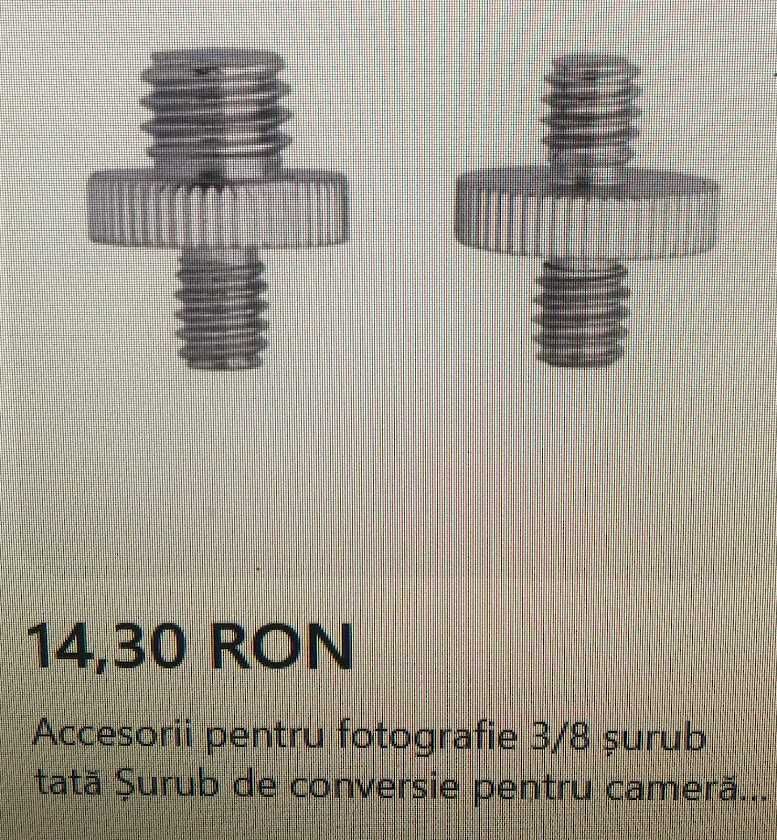 8 Adaptoare / Accesorii Foto-Video si 6 imbusi