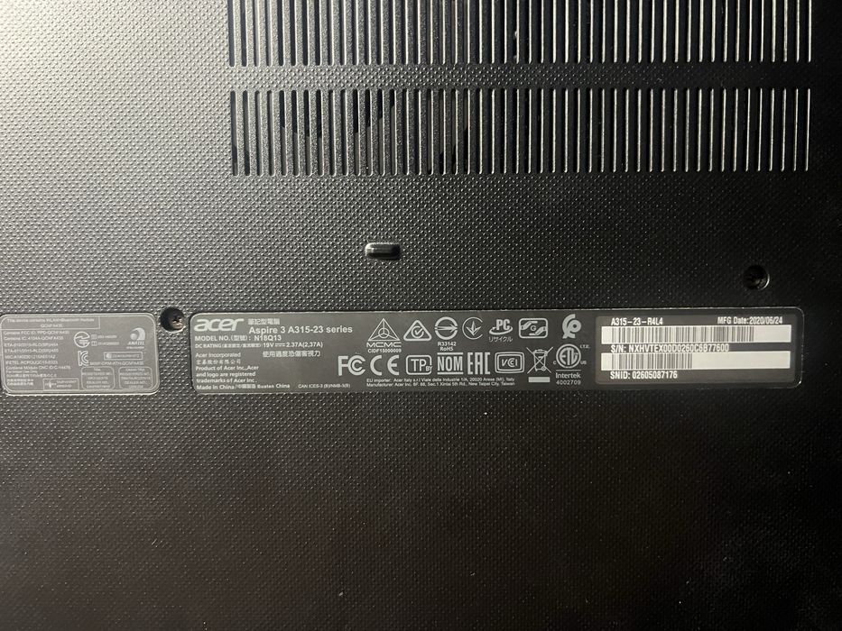 Laptop acer aspire 3