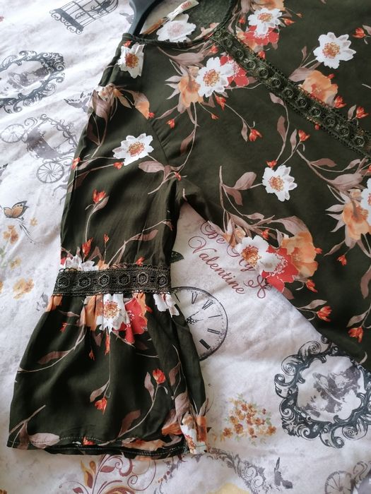 Bluză dama cu mânecă trei sferturi