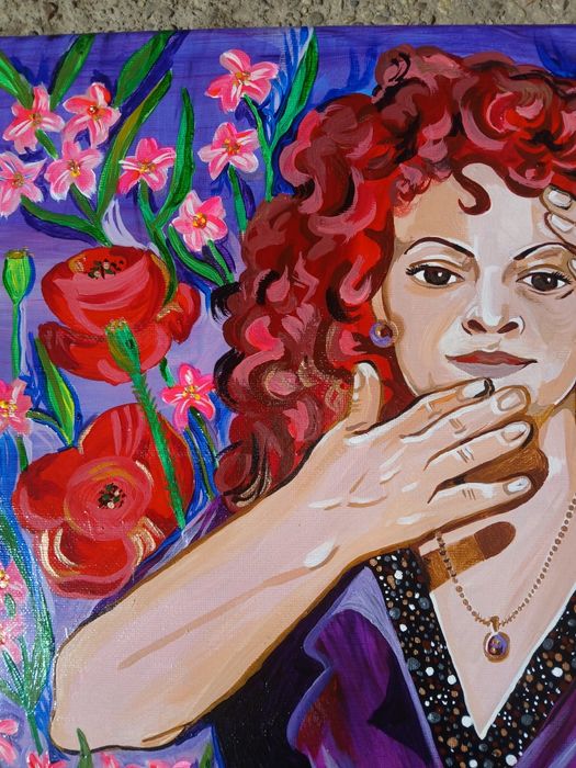 Portrete in  creion sau  acryl