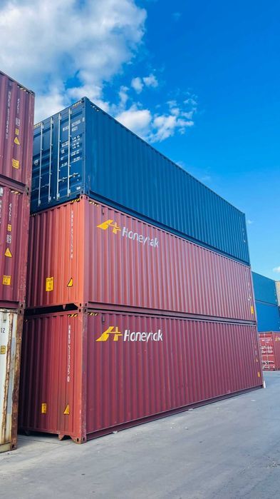 Containere maritime de 6 si 12 m galben 2018 8/10 Piscu
