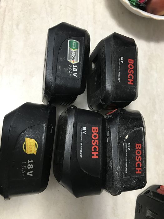 Baterie Acumulator Bosch 14.4V-18V cu  1,3/1,5/2A diverse modele