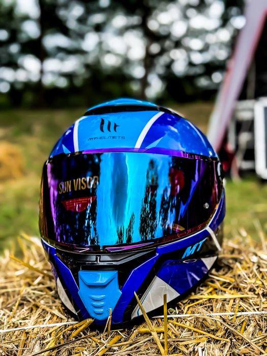 Casca Moto MT THUNDER 4 Freeway Blue