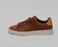 Gant, pantofi sport de piele cu aspect patinat Mc Julien, Maro, 40