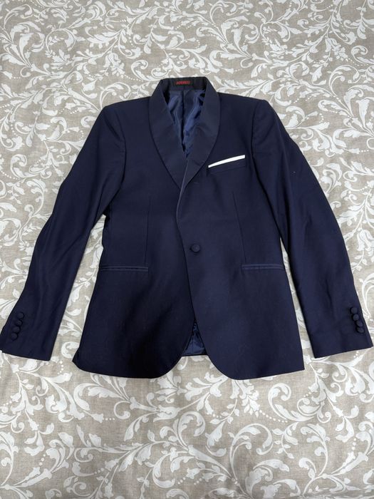 Sacou barbatesc DeMarco, albastru inchis,marime S, ca Nou