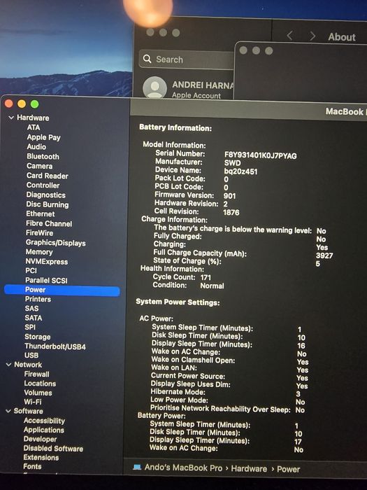 Macbook Pro 2019, 13 inch, 2,4 Ghz i5, 16GB RAM, 500GB