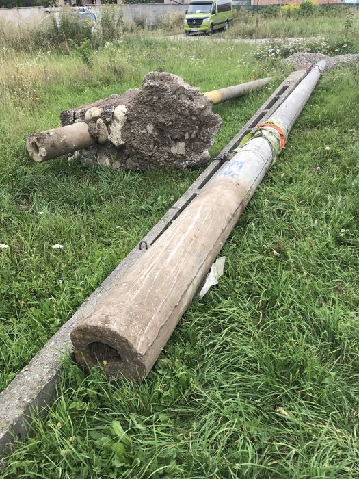 Stâlpi din beton armat rețea electrică