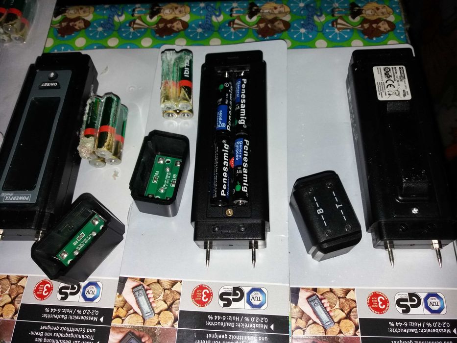 Umidometru Powerfix ecran LCD dispozitiv de măsurare a umidității lemn