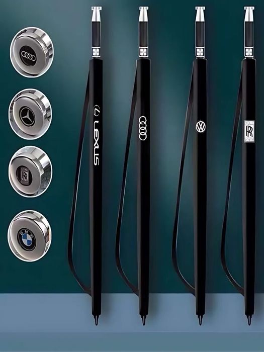 Зонт с авто-логотипом: водоотталкивающий