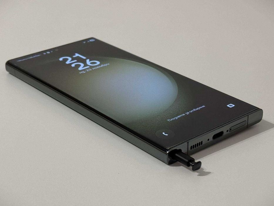 Бартер! Kaто НОВ! Galaxy S23 Ultra Green (Зелен)