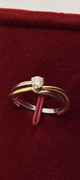 Дамски пръстен с диамант