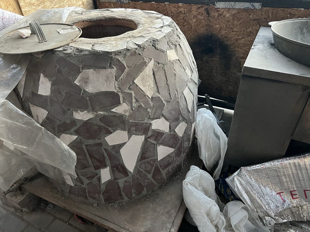 Тандыр печка газовая.