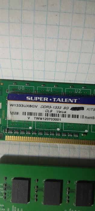 Память ОЗУ 2 штуки для компьютера ddr3 DDR 3 ddr 3 DDR3 8Gb 8 Gb 1333m
