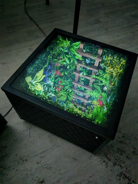 Masa de cafea Infinity Mirror ( Tip Oglinda )