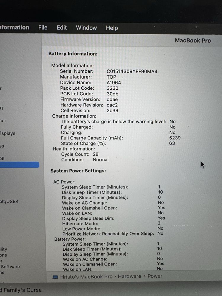 Macbook pro 13inch 2019 | 16GB 512SSD Нова Батерия