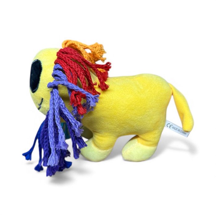 Плюшена играчка „Весел Лъв с цветна грива