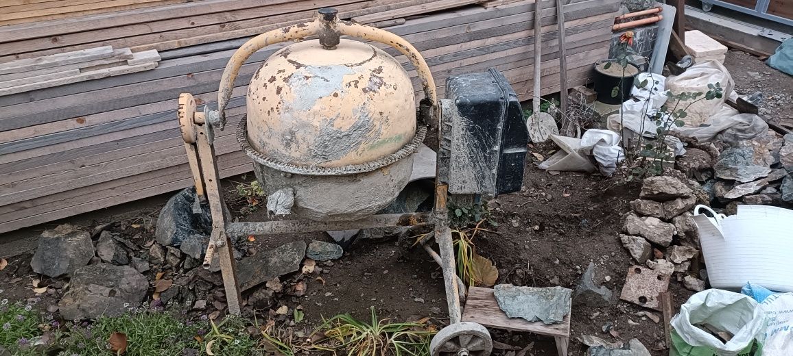 Betoniera 120 litri stare de funcționare