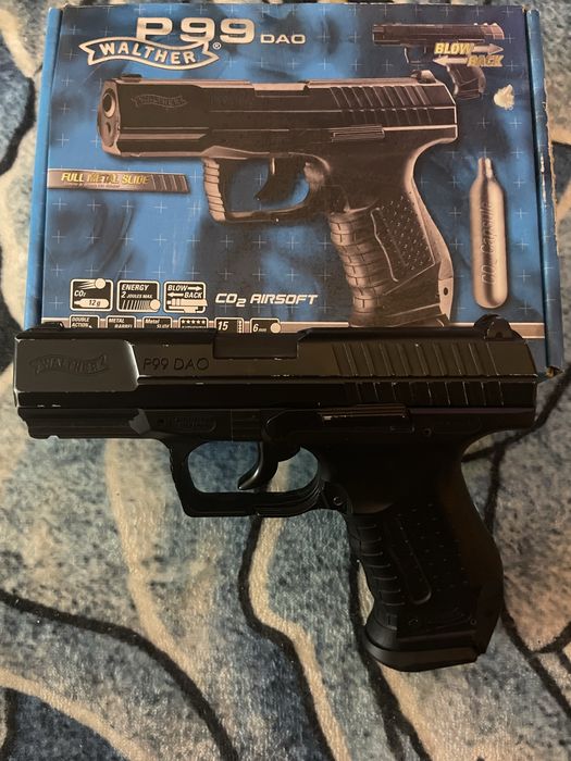 Pistol Airsoft Walther P99 DAO CO2