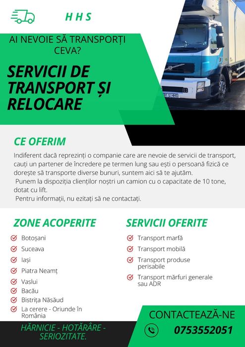 Transport marfa, mutări, curierat express pentru marfuri