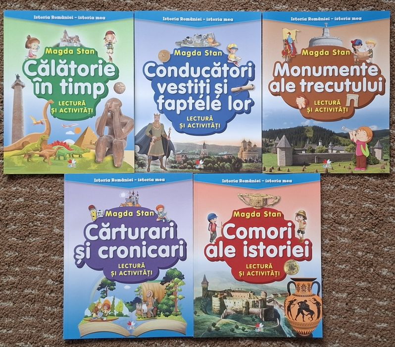 Set 5 carti educative Istoria României-istoria mea