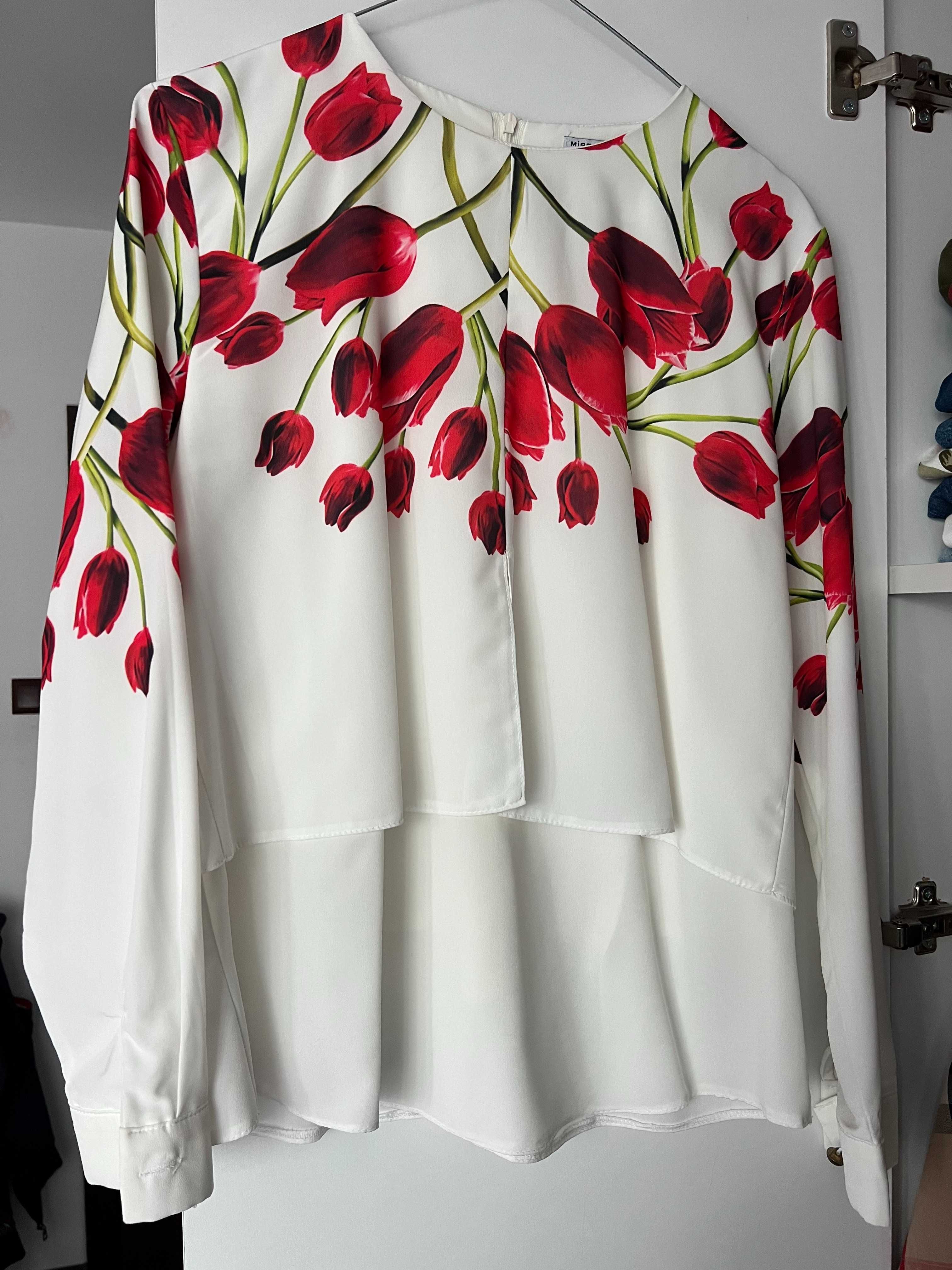 Пролетна блузка с лалета