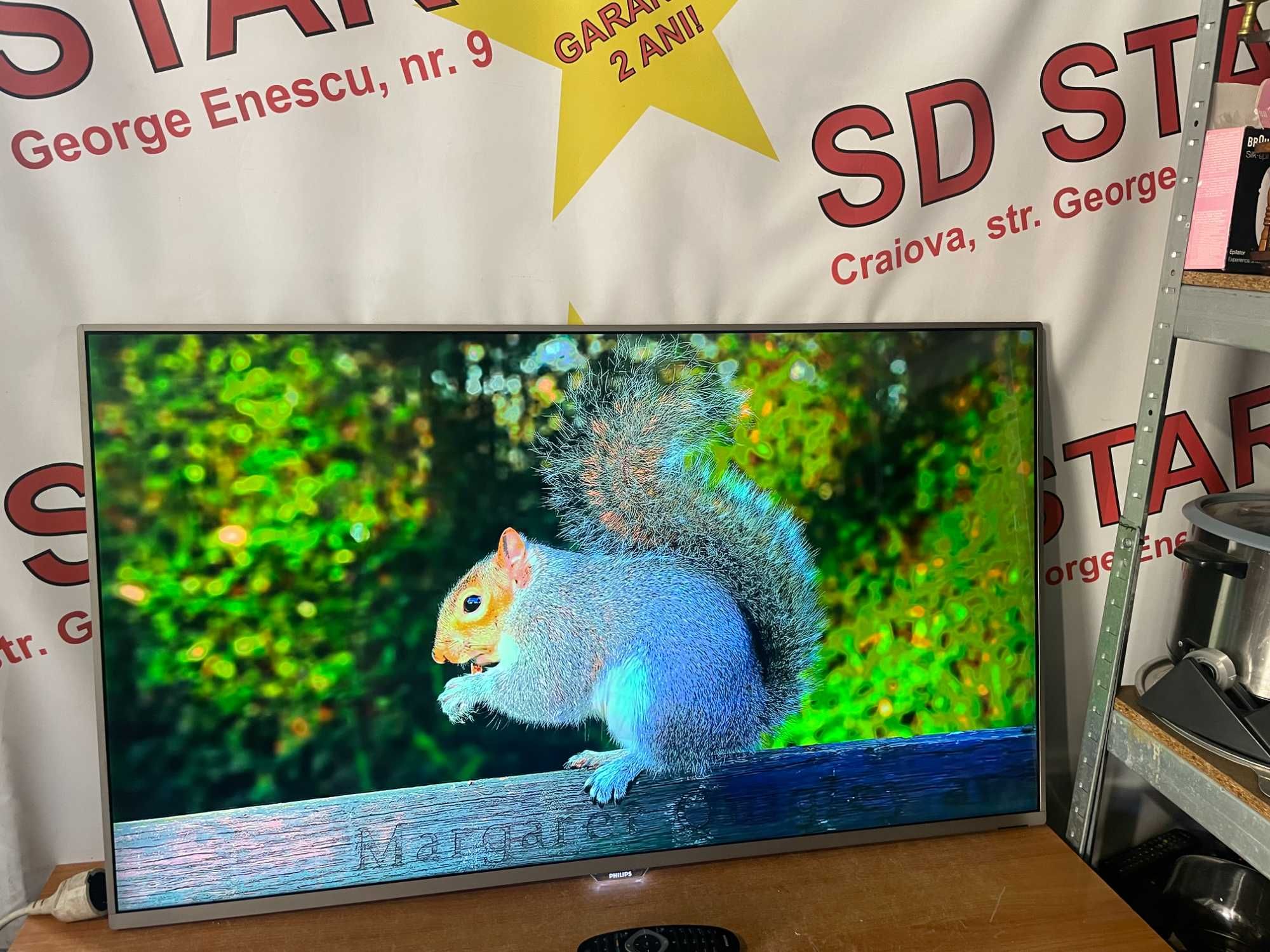 Televizor  Smart4K Ultra HD, Android Philips 49PUS7101/123 cm