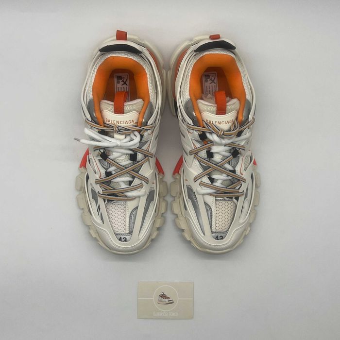 Balenciaga Track LED Orange White