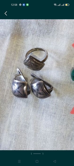 Серебряный набор продам