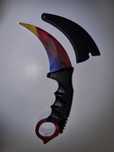 Cutit De Jucarie Netaios, Karambit Cu steagul Romaniei, Cu Teaca.