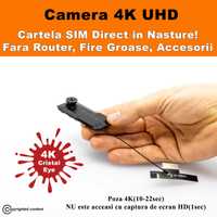 Casca de copiat cu camera video PRO 4K cu Cartela SIM Fara Router