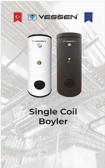 Бойлеры  косвенного нагрева VESSEN  200litr с покрытием TERMOWEN