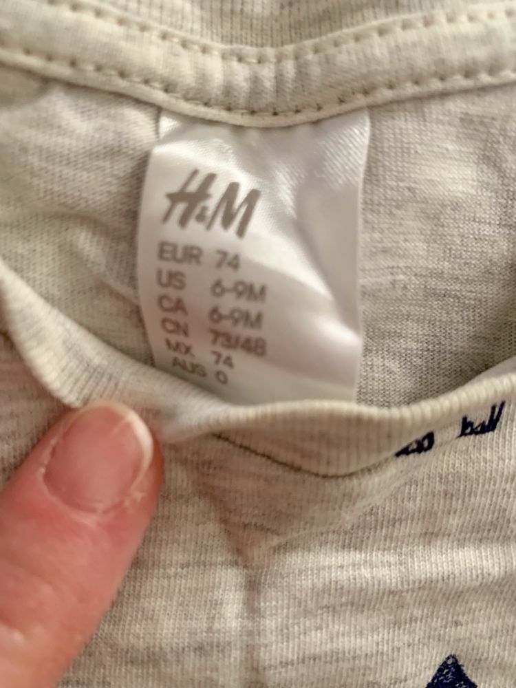 Bluza si pantaloni H&M 6-9 luni