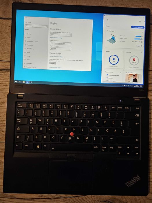 Thinkpad T480s, WQHD, 24GB RAM