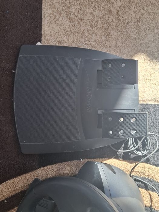 Set volan și joystick-uri gaming Microsoft + Thrustmaster (retro, cole