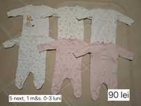 Lot pijamale 0-3 luni