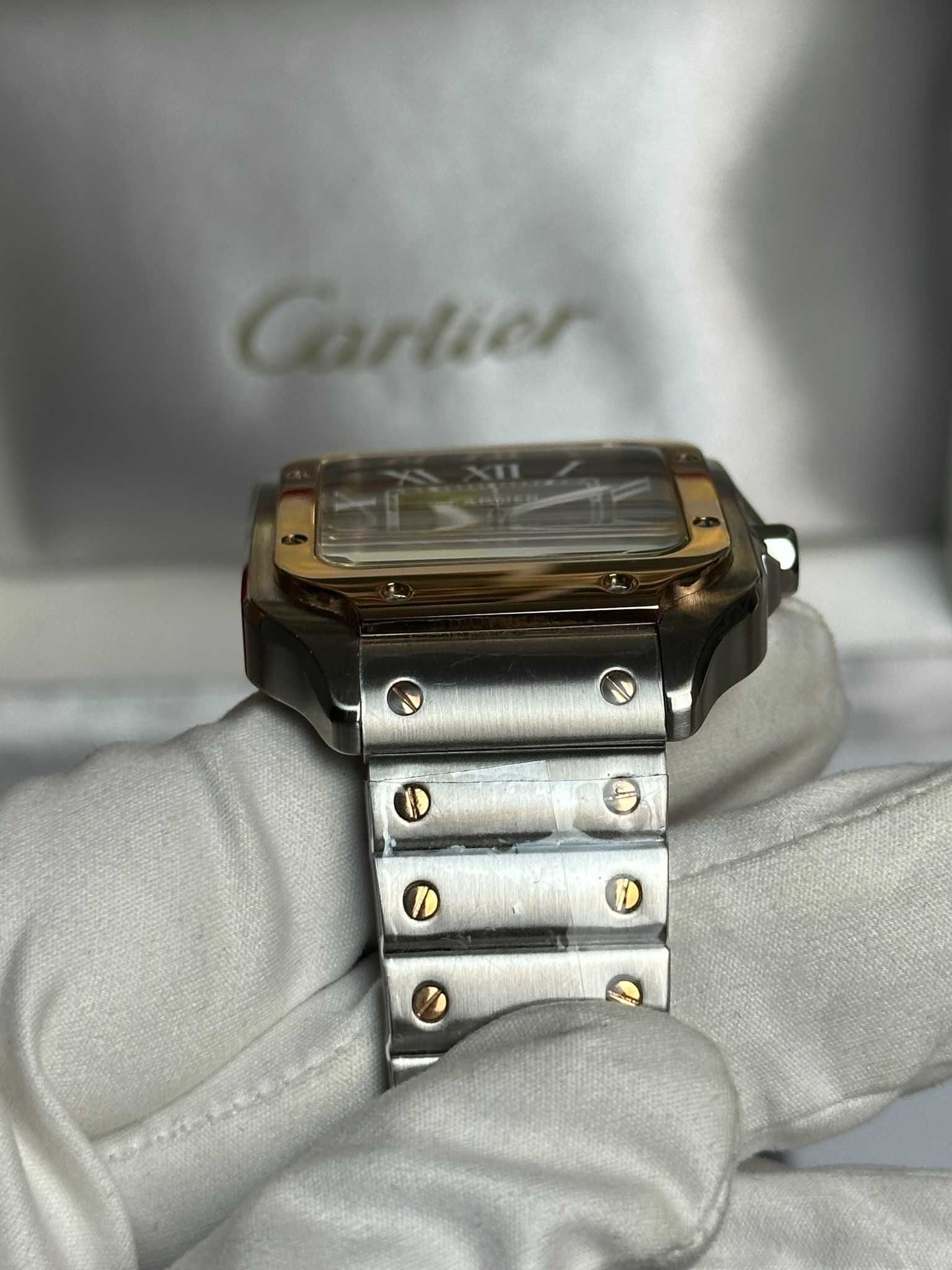 Cartier Santos 40 MM Black Dial Rose Gold Automatic WSSA0018