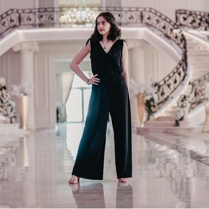 Salopetă neagră elegantă- Amisu(New Yorker)