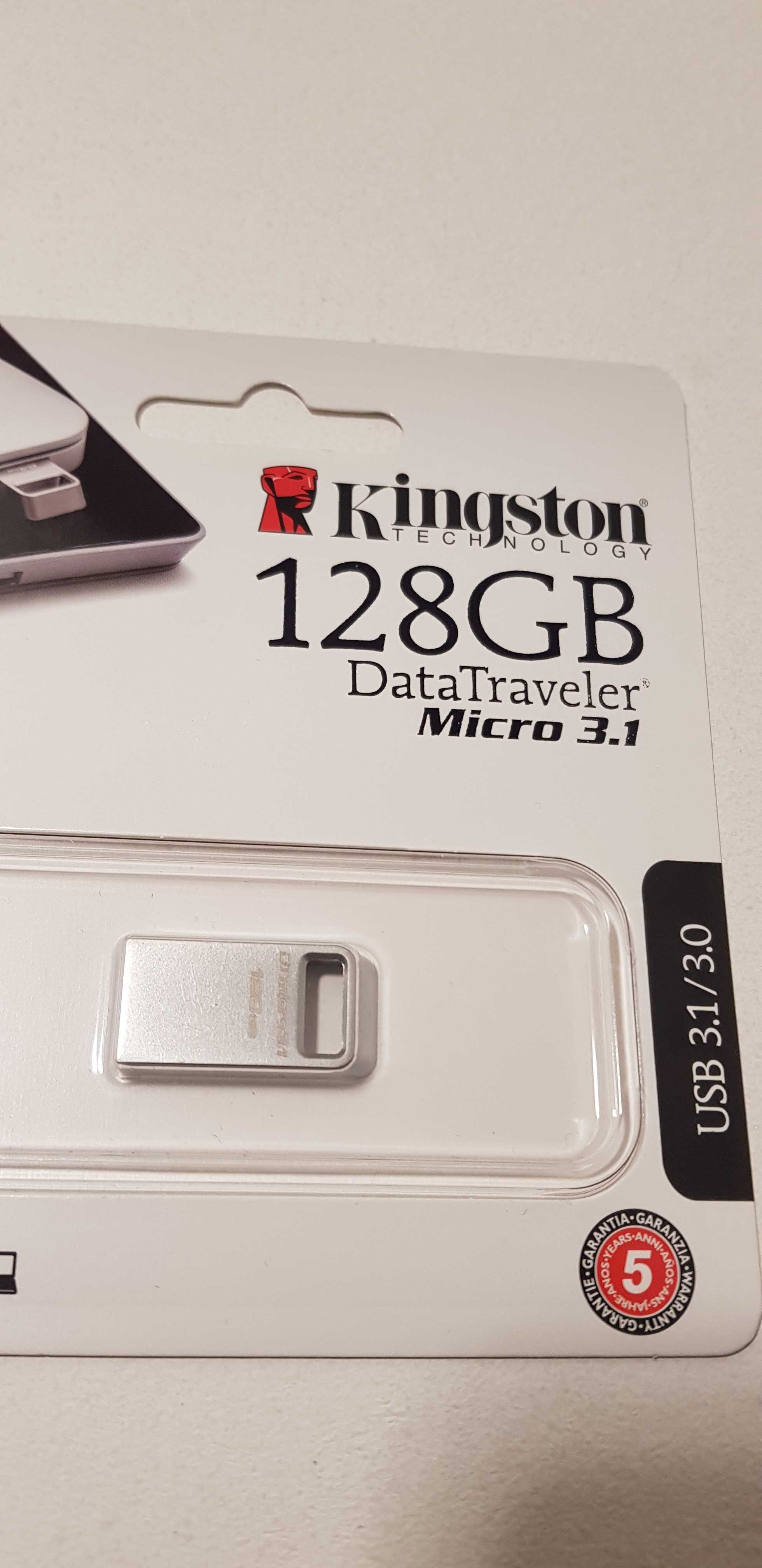 Флаш памет Kingston DataTraveler Micro 128GB USB 3.1