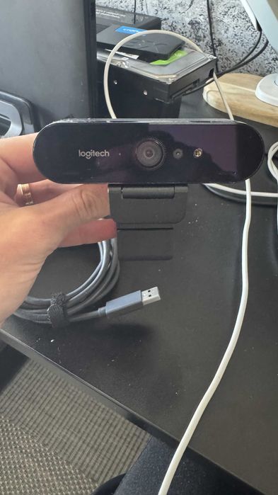 Camera Web LOGITECH Brio 4K, 4K, 4096x2160p, negru