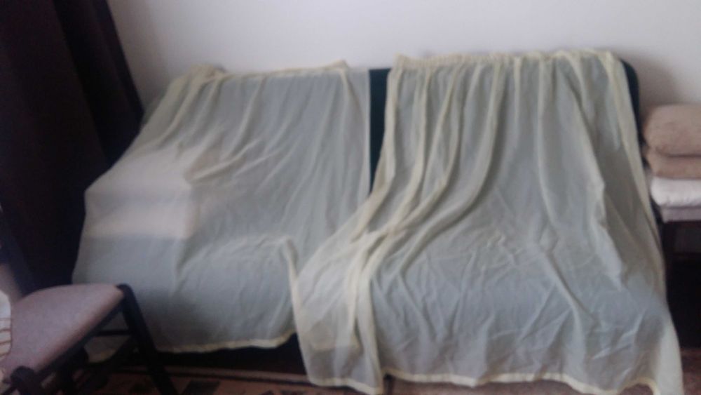 Perdele crem galbui voal perdea si material dublură de perdea 160h s