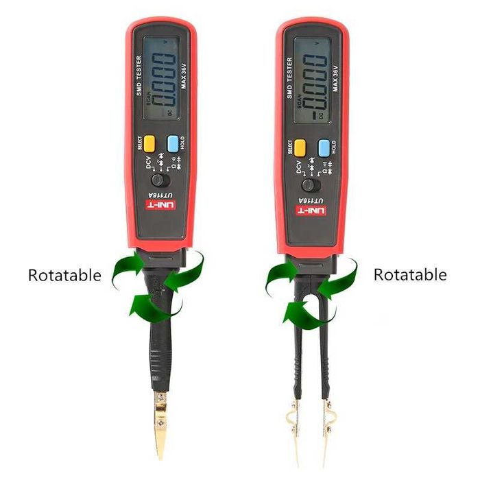 Tester SMD ut116C multimetru tip penseta