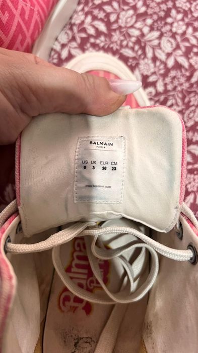 Adidasi Balmain Barbie editie limitata 36
