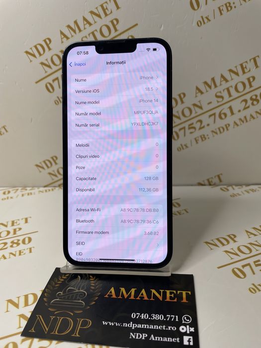 NDP Amanet Braila Iphone 14 128gb (45413)